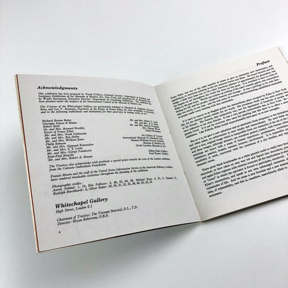 Franz Kline. A retrospective exhibition | Whitechapel Gallery, MOMA, New York. 1964