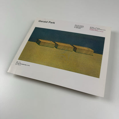 Private view invite – Gerald Park | New Art Centre, London 1973