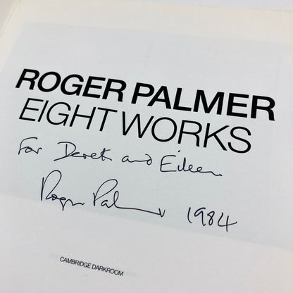 Roger Palmer – Eight Works | Brian Human interview | Cambridge Darkroom 1984, signed