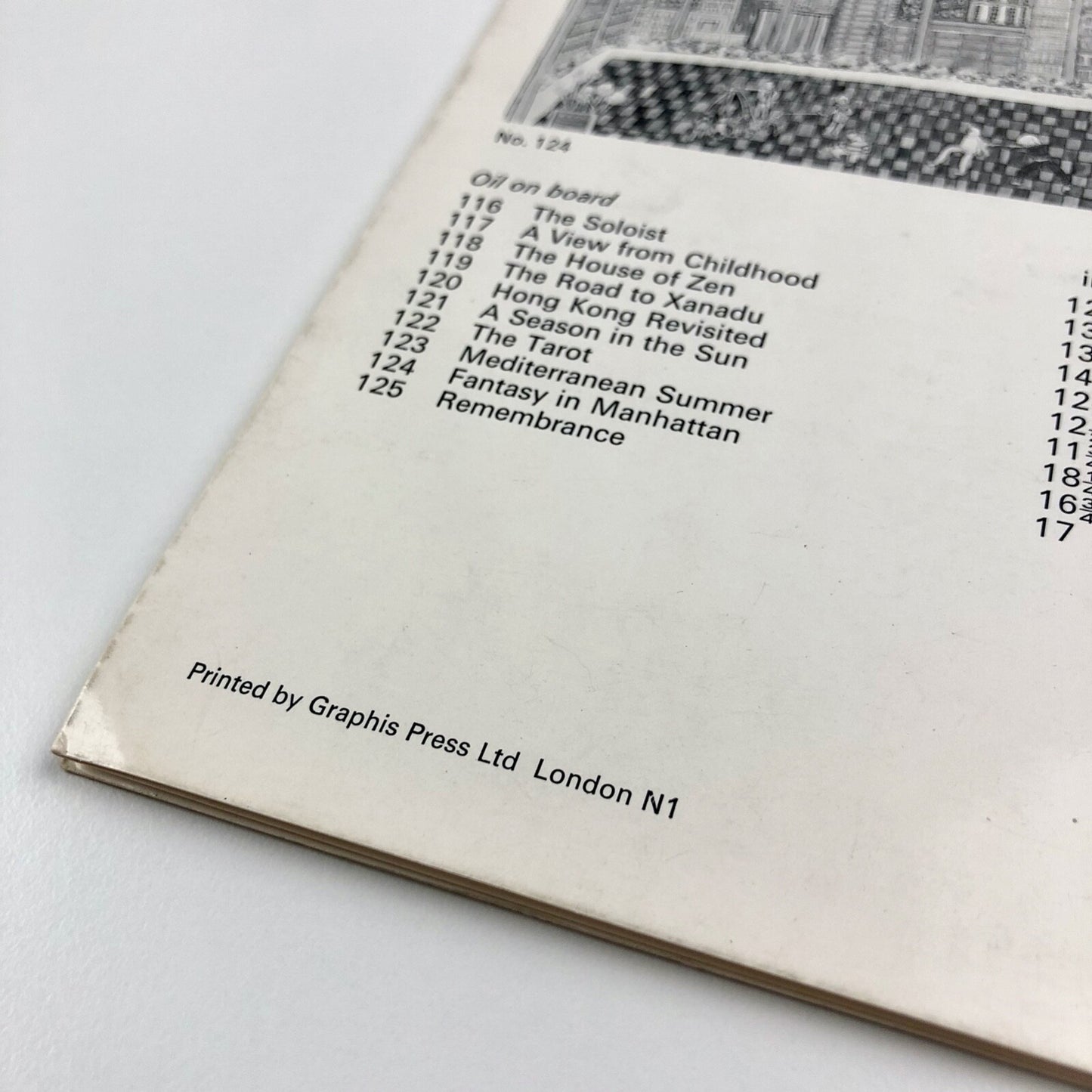The Spontaneous Eye – Grosvenor Gallery folded card, Nov-Dec 1967