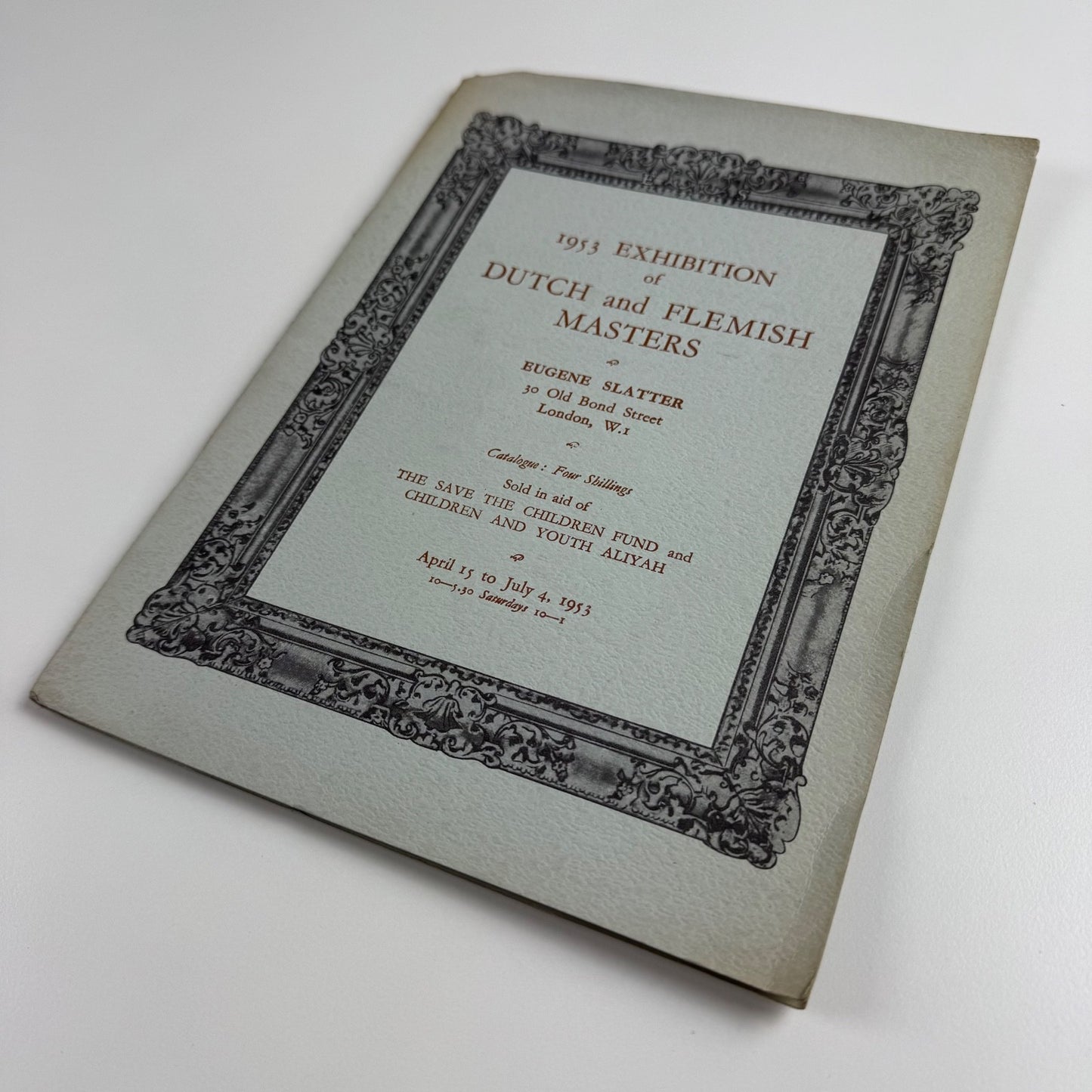 1953 Exhibition of Dutch and Flemish Masters | Eugene Slatter, London, 1953