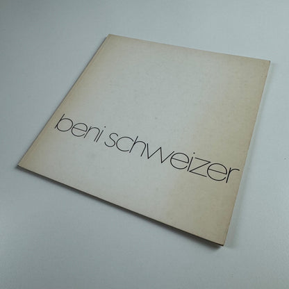 Beni Schweizer | Galerie Liatowitsch Basel undated c. 1975