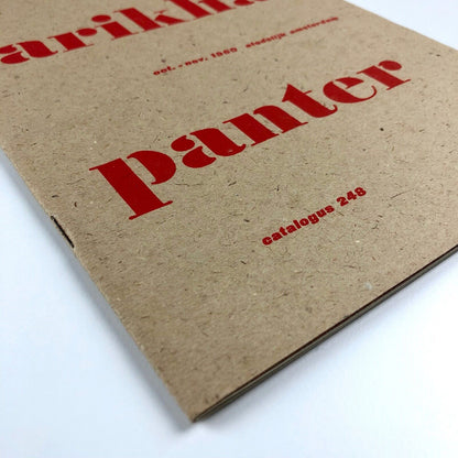 [Avigdor] Arikha – Panter | Stedelijk Museum exhibition catalogue no. 248, 1960