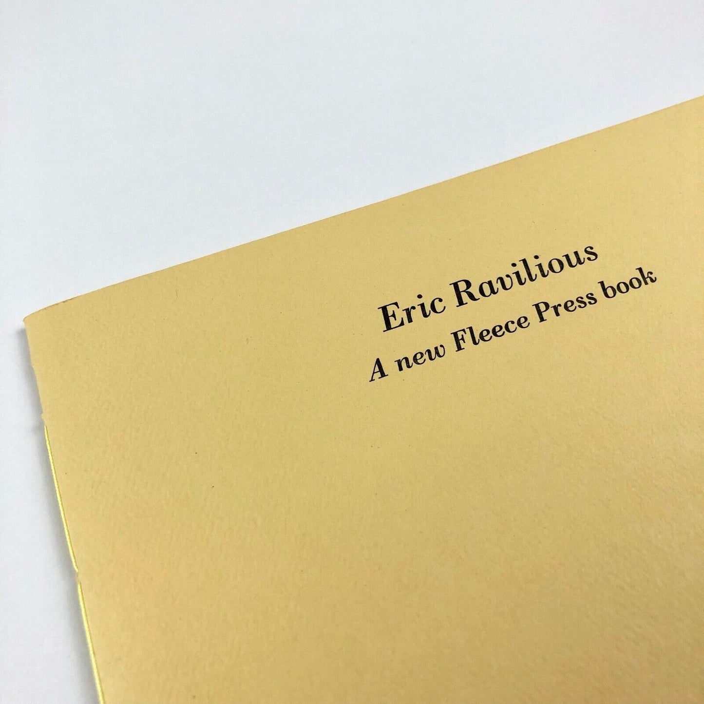 Eric Ravilious – a new Fleece Press book promotional booklet, 2008