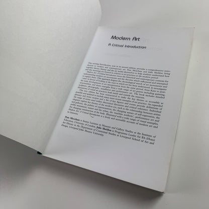 Modern Art: A Critical Introduction 2nd ed by Pam Meecham & Julie Sheldon Routledge 2005