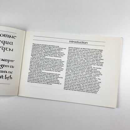 The Development & Classification of Type Design Originally compiled by R.E. O’Brien revised by H. Foster | Newcastle upon Tyne College of Art and Technology School of Art and Design Graphics and Print Production Section, undated