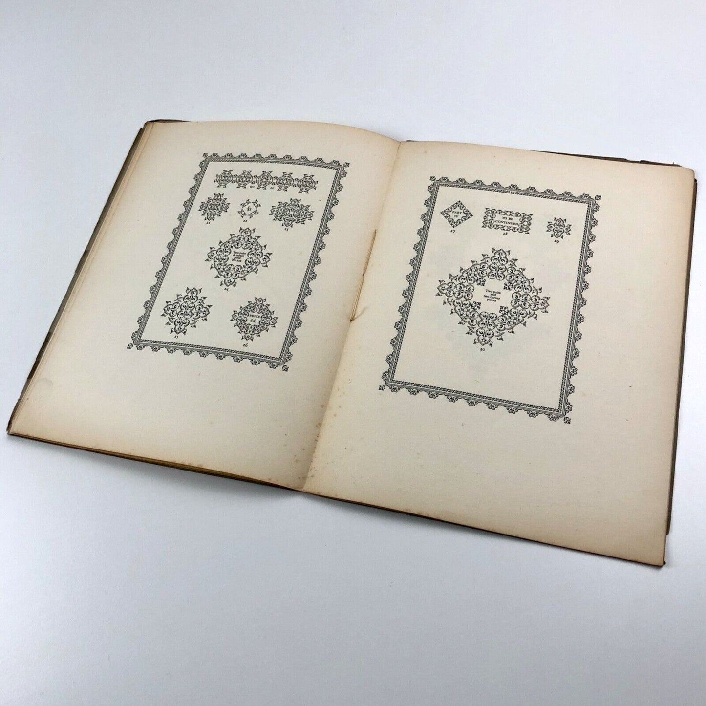 Monotype Flower Decorations type specimen booklet | Lanston Monotype, 1924