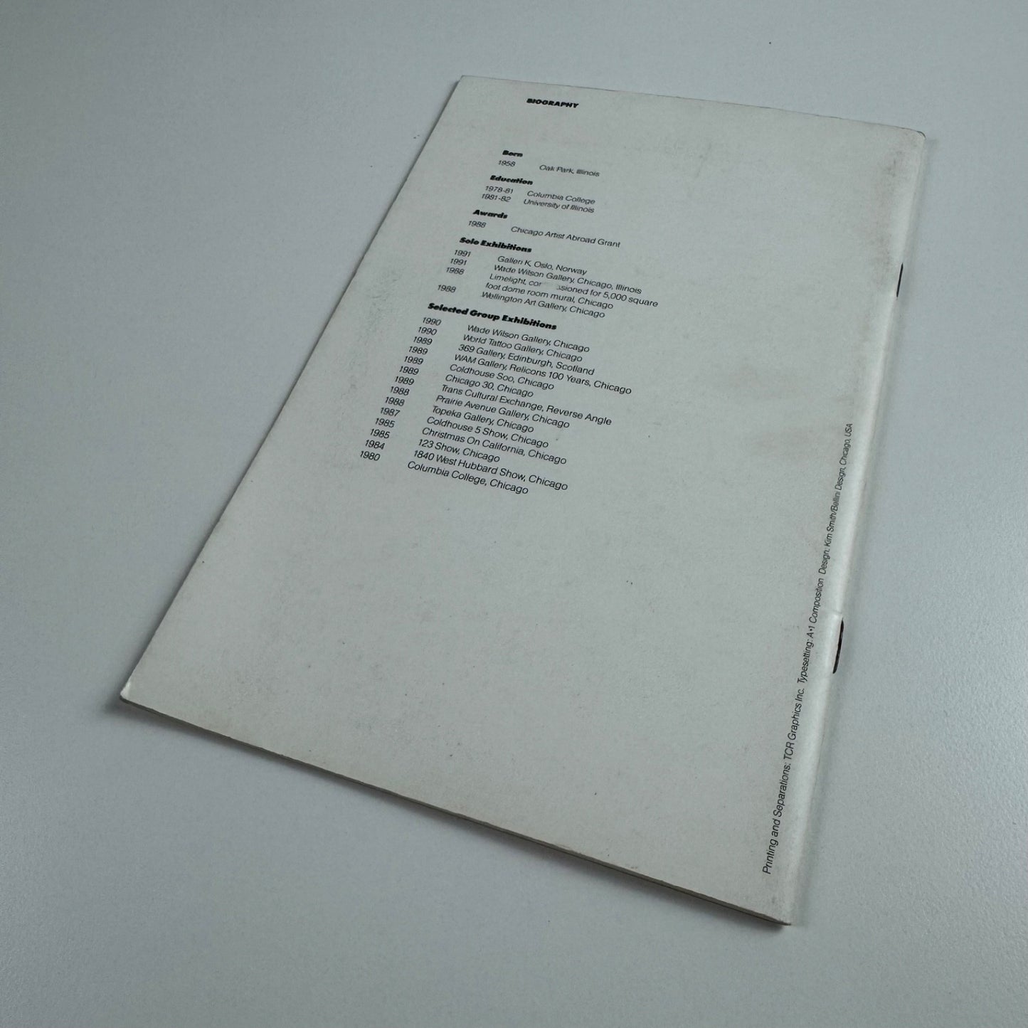 Kim Soren Larsen | Galleri K, Oslo, Norway 1991