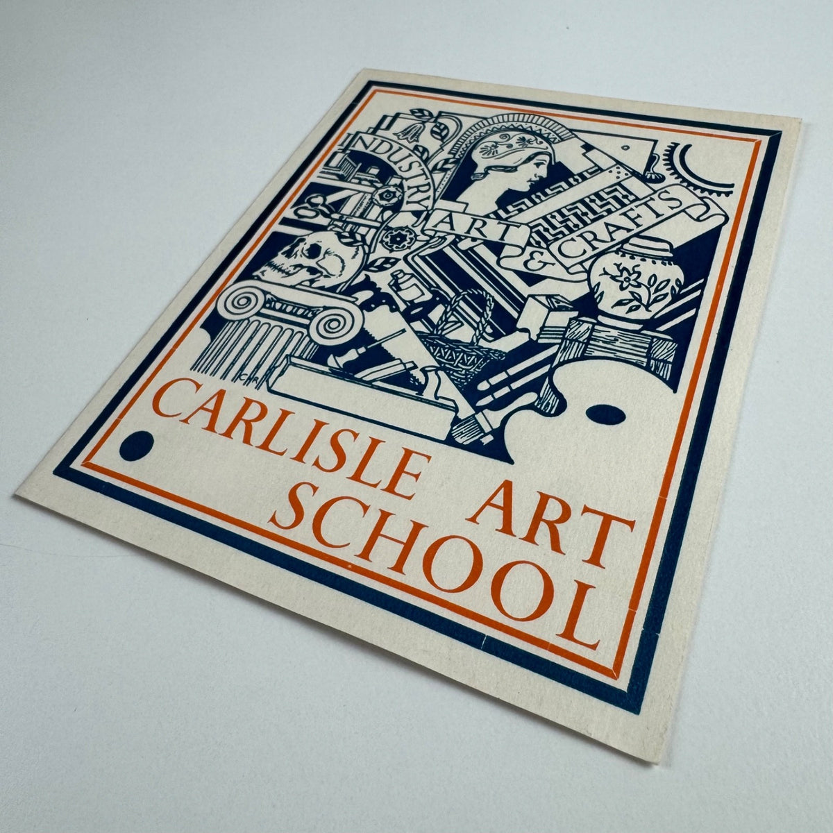 Small leaflet to promote Carlisle Art School evening classes, 1936