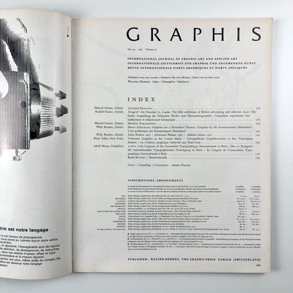 Graphis journal | No 134, Vol 23, 1967 | Walter Herdeg | The Graphis Press