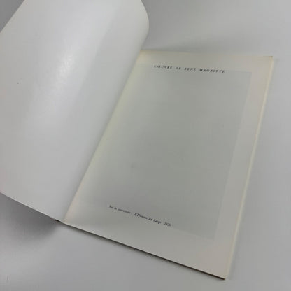 L’Oeuvre de René Magritte | Knokke Le Route Albert Plage | XV Festival Belge, 1962