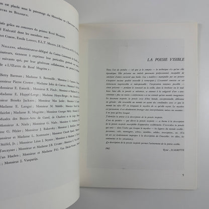 L’Oeuvre de René Magritte | Knokke Le Route Albert Plage | XV Festival Belge, 1962