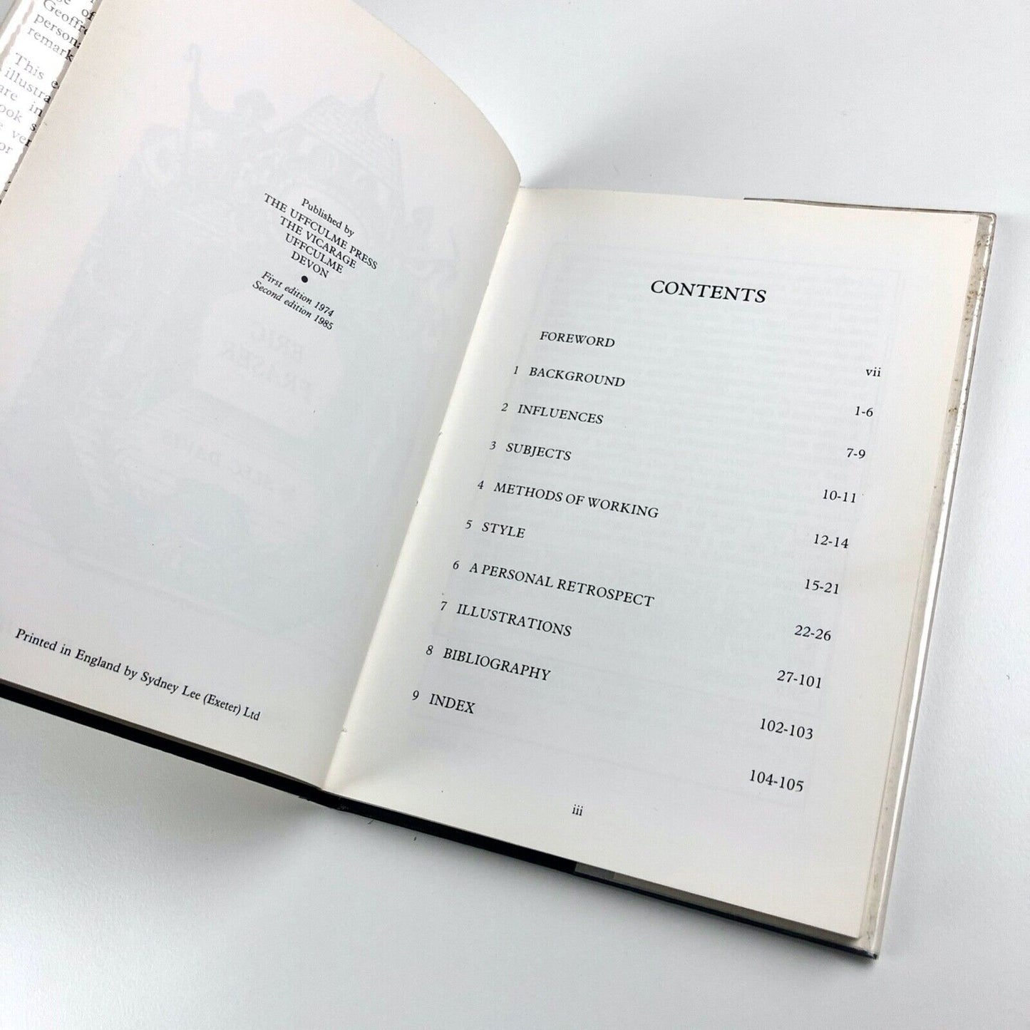 The Graphic Work of Eric Fraser by Alec Davis | Uffculme Press, 1985 second edition