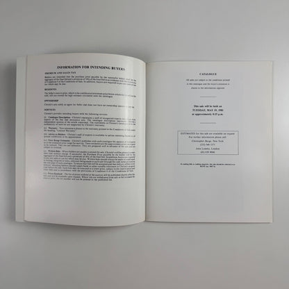 Le Domaine Enchante Eight Paintings René Magritte Christie's New York 19 May 1981