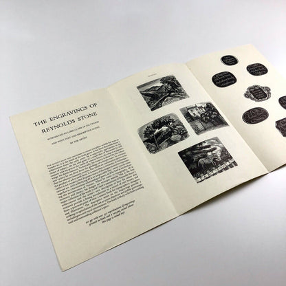 Prospectus for Reynolds Stone Engravings | John Murray c. 1977
