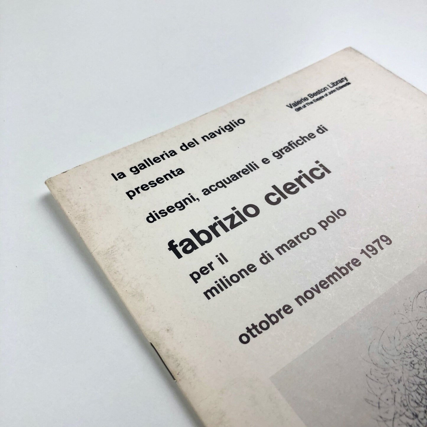 Disegni, acquarelli e grafiche di Fabrizio Clerici per il Milione di Marco Polo | Exhibition catalogue, 1979