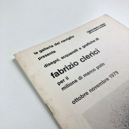Disegni, acquarelli e grafiche di Fabrizio Clerici per il Milione di Marco Polo | Exhibition catalogue, 1979