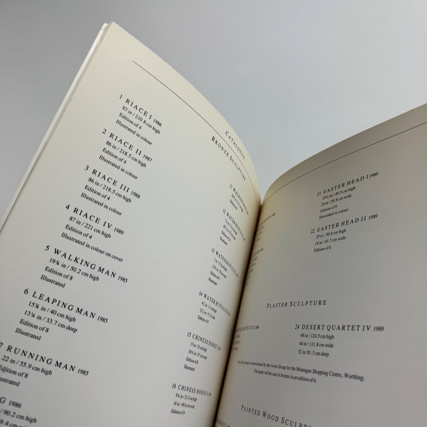 Elisabeth Frink. Recent Sculpture and Drawings | Fischer Fine Art, 1989