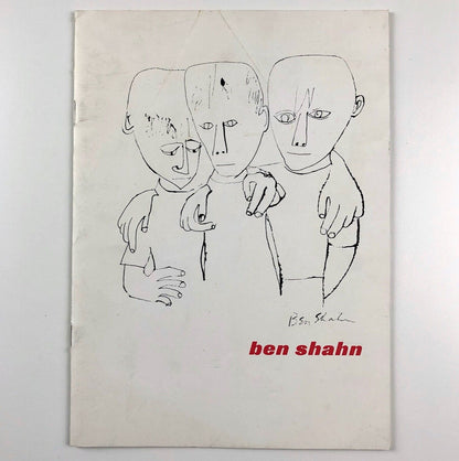 Ben Shahn | Stedelijk Museum Amsterdam exhibition catalogue | Cat. no. 285, 1961