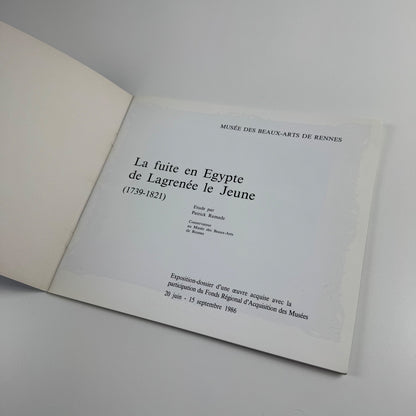 La fuite en Egypte de Lagrenée le Jeune | Musée des Beaux-Arts de Rennes, 1986