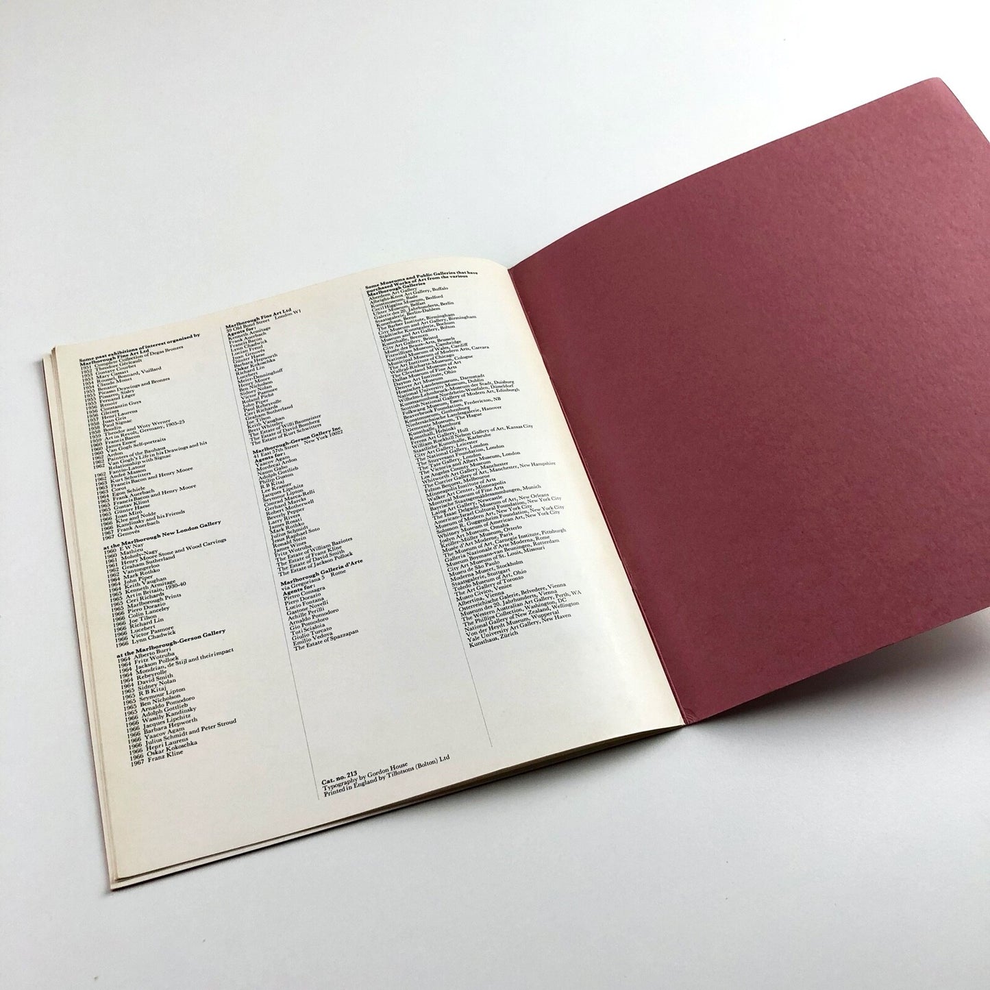 Sir William Nicholson 1872–1949 | Marlborough exhibition catalogue, March 1967