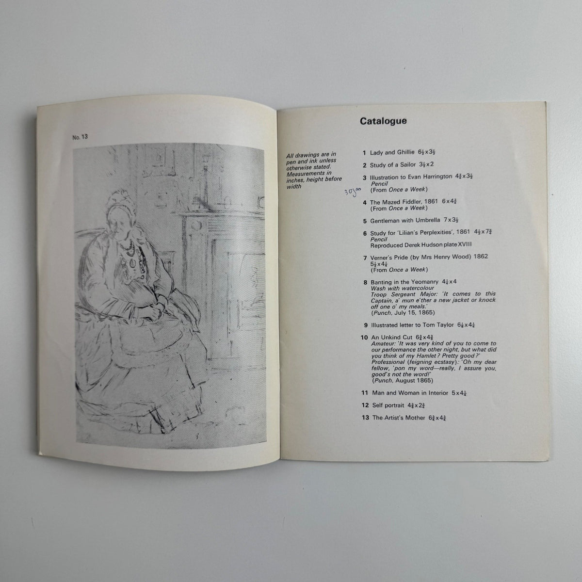 Drawings by Charles Keene 1823-1891 | Leicester Galleries, Feb-March 1966 1305