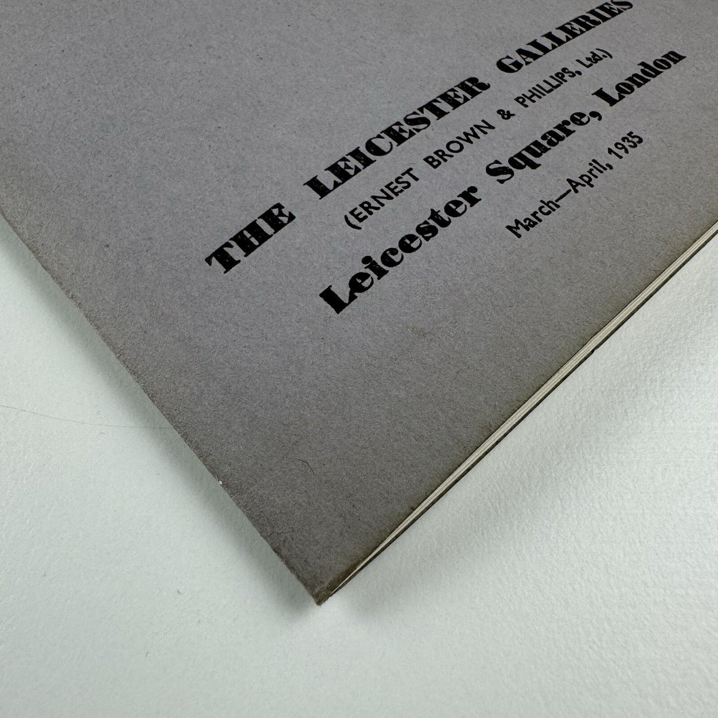 Jacob Epstein – Leicester Galleries | Ernest Brown & Phillips, March-April 1935