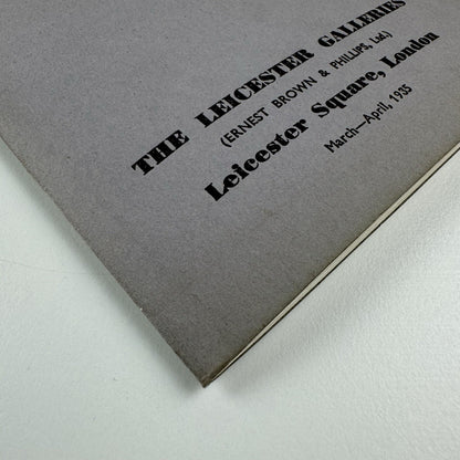 Jacob Epstein – Leicester Galleries | Ernest Brown & Phillips, March-April 1935