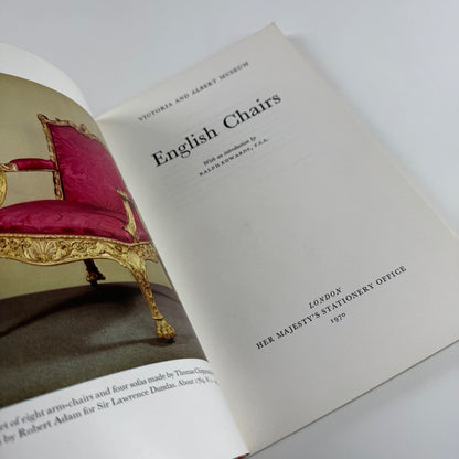English Chairs. Victoria and Albert Museum introduction by Ralph Edwards, HMSO, 1970