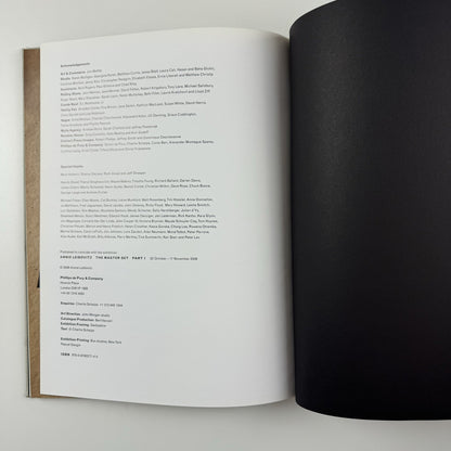 Annie Liebovitz | The Master Set Part 1 | Phillips de Pury exhibition catalogue, 2008