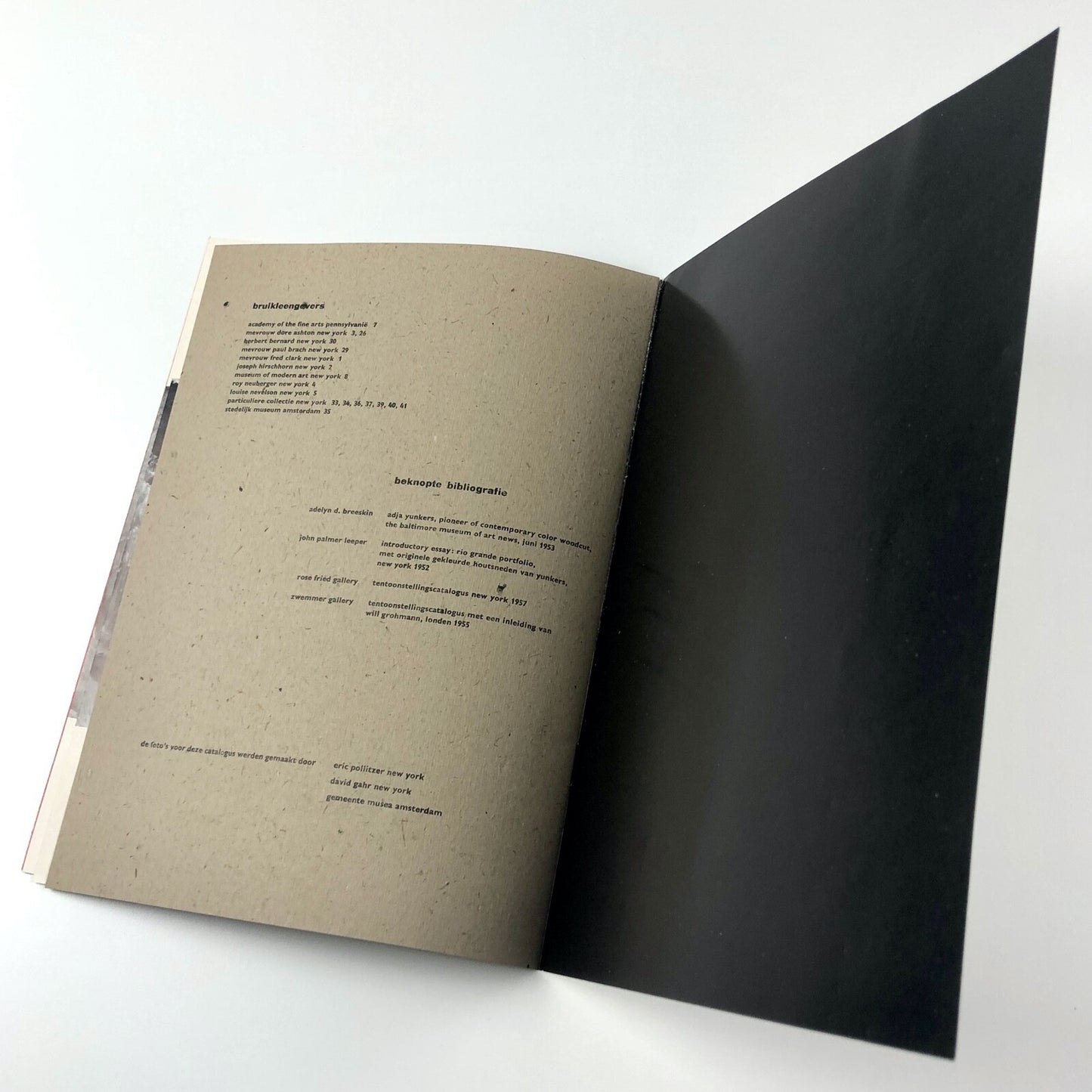 Adja Junkers | Stedelijk Museum exhibition catalogue, 1962