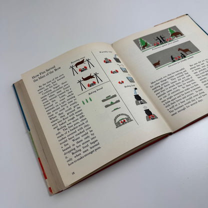 How the First Men Lived by Marie Neurath and J.A. Lauwerys. Max Parrish, London, 1951 Isotype Institute