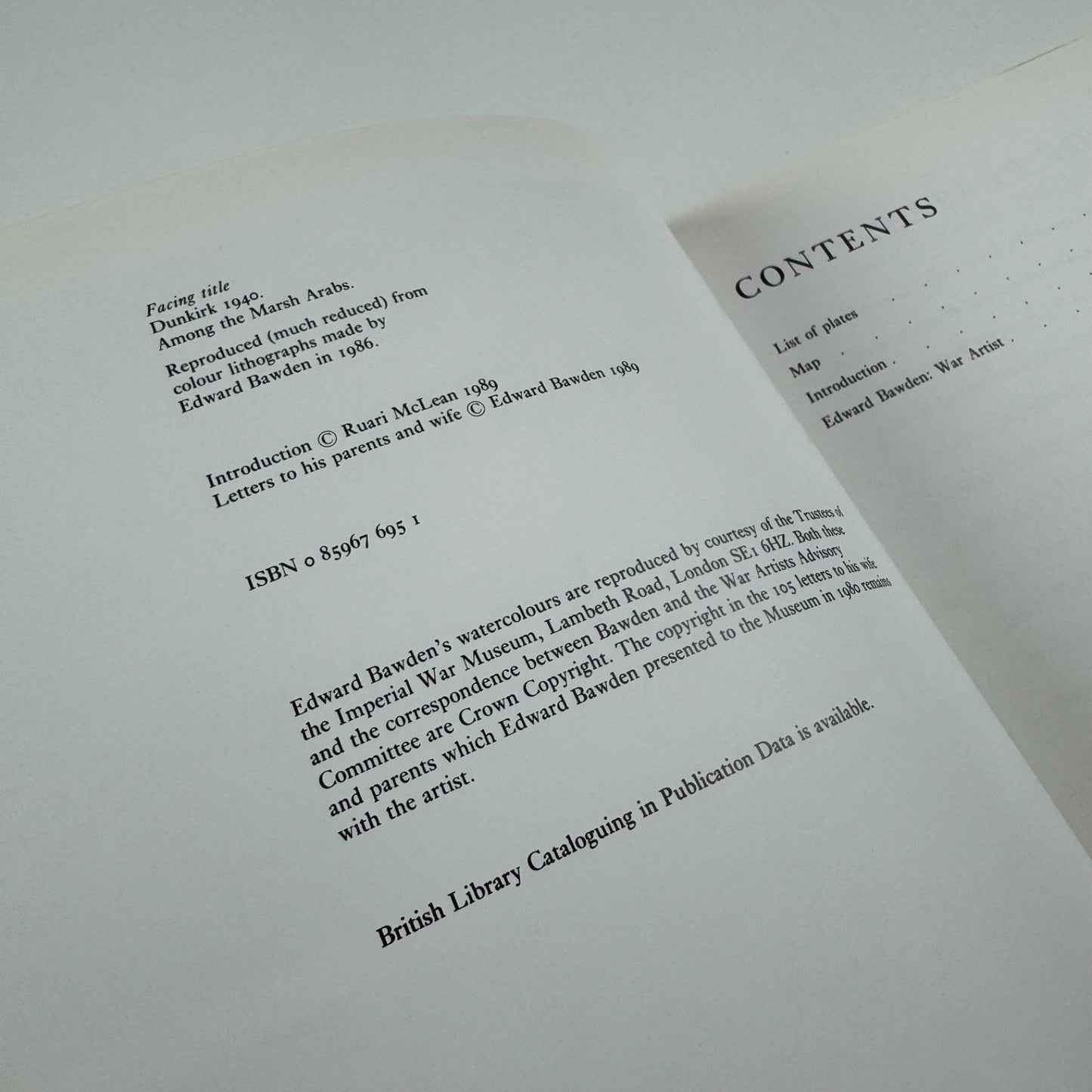 Edward Bawden. War Artist and his letters home 1940-45 ed Ruari McLean | Scolar Press 1989