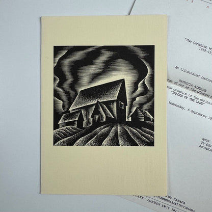 Private view invite Images of the Land Canadian Woodblock Prints Glenbow Museum