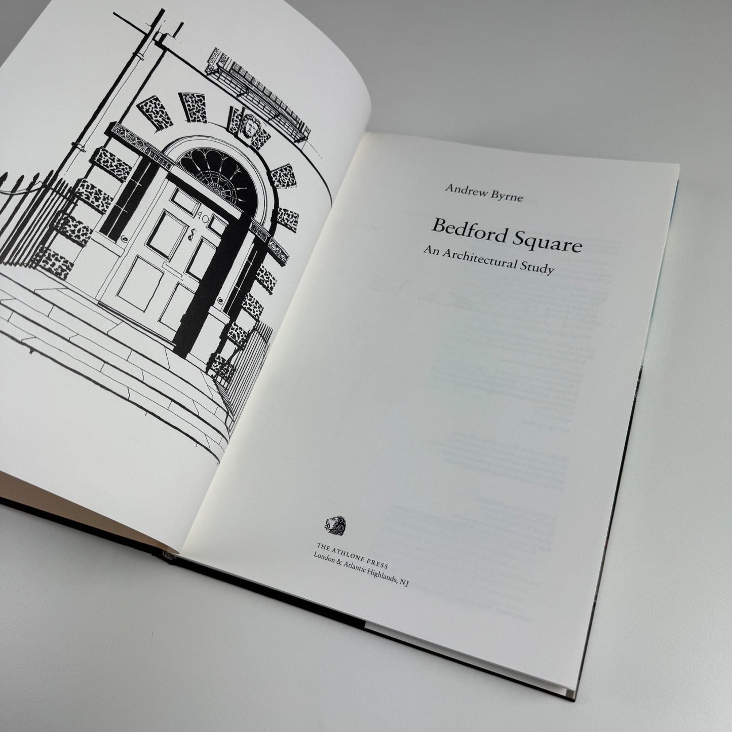 Bedford Square an architectural study by Andrew Byrne | Athone Press, 1990