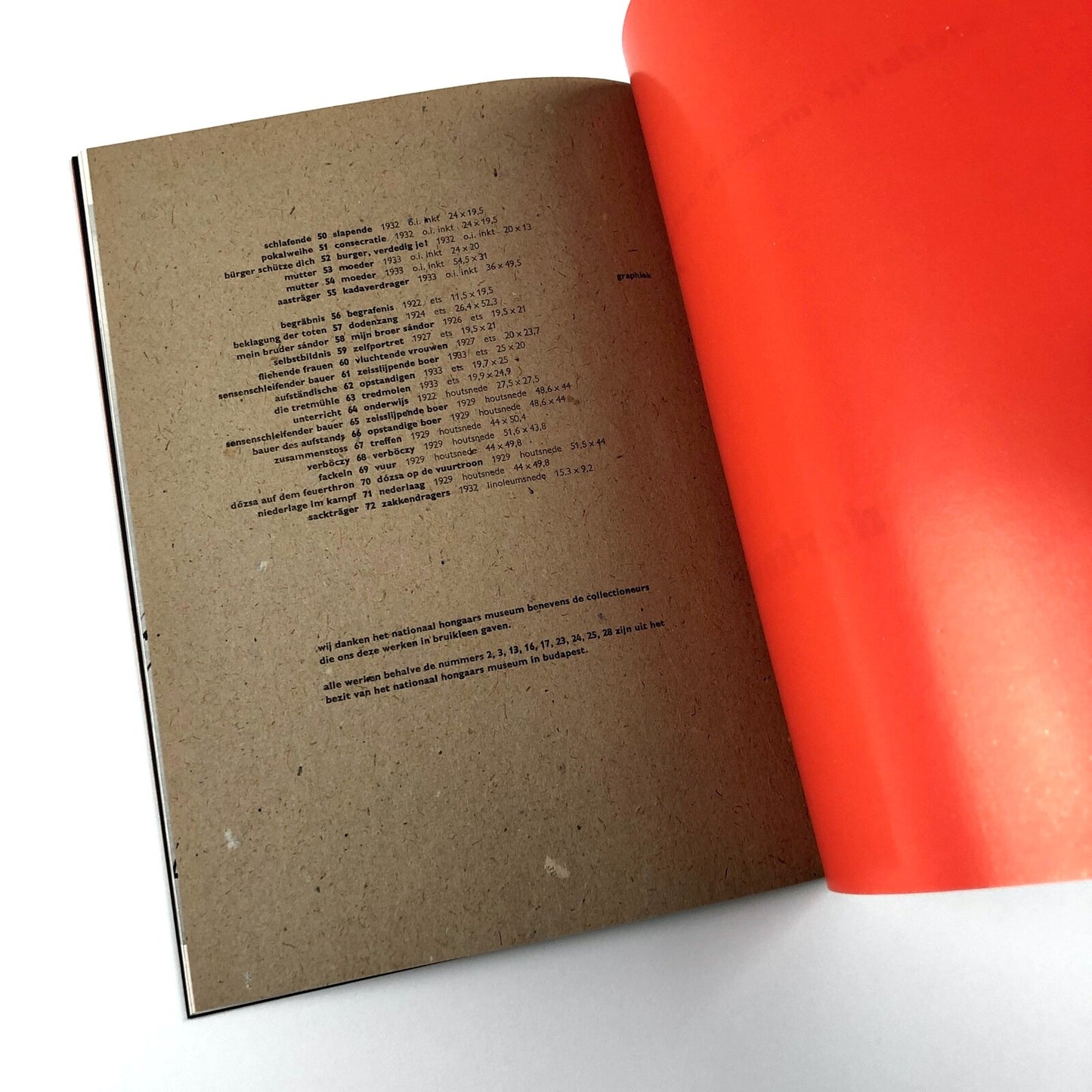 [Gyula] Derkovits | Stedelijk Museum catalogue | Cat. no. 250, 1960