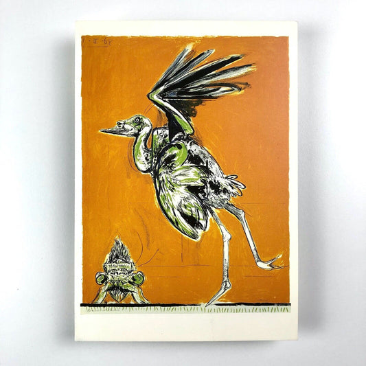 Graham Sutherland Printmaking exhibition – folded card | Redfern Gallery, 1989