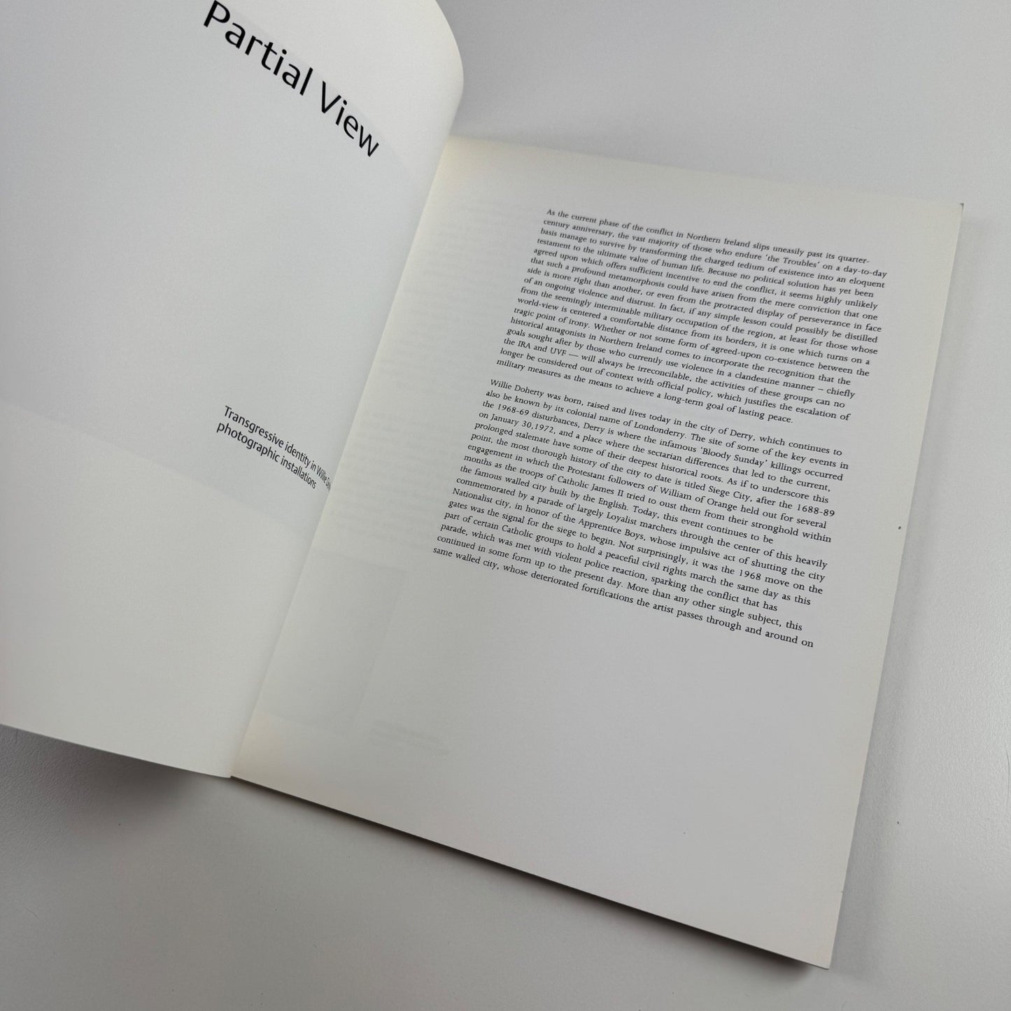 Willie Doherty | Matt's Gallery, London | The Douglas Hyde Gallery, 1993