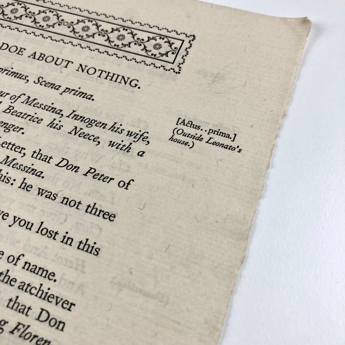 Much Adoe About Nothing – specimen pages | Nonesuch Press, undated