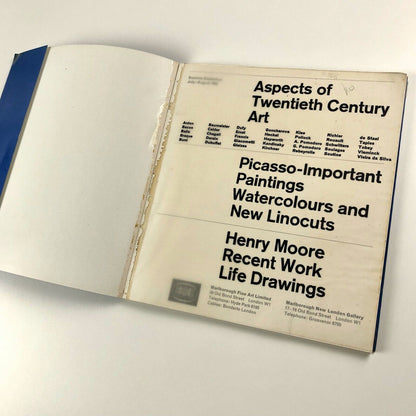 Aspects of Twentieth Century Art | Picasso, Henry Moore | Marlborough catalogue, 1962