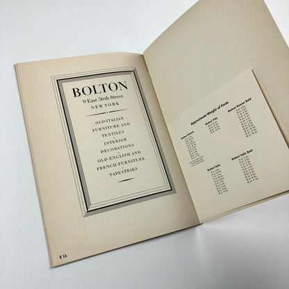 Bodoni Types | Soldans Limited type specimen leaflet, undated