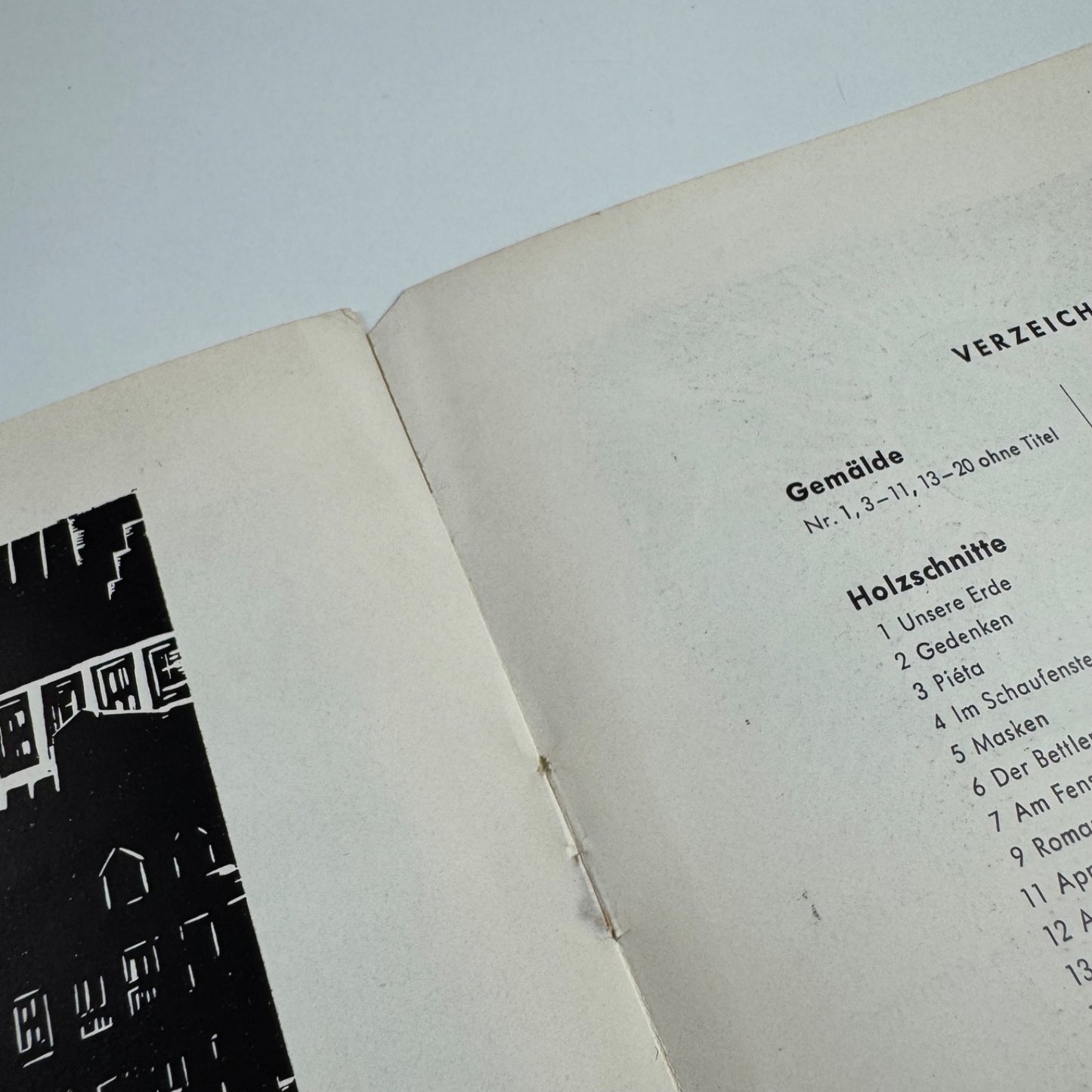 Leaflet for Frans Maserell | Galerie Karin Hielscher, Munich, 1951