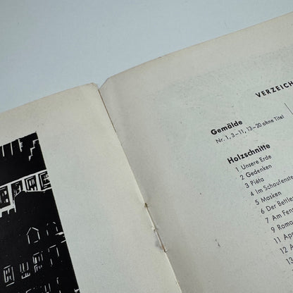 Leaflet for Frans Maserell | Galerie Karin Hielscher, Munich, 1951