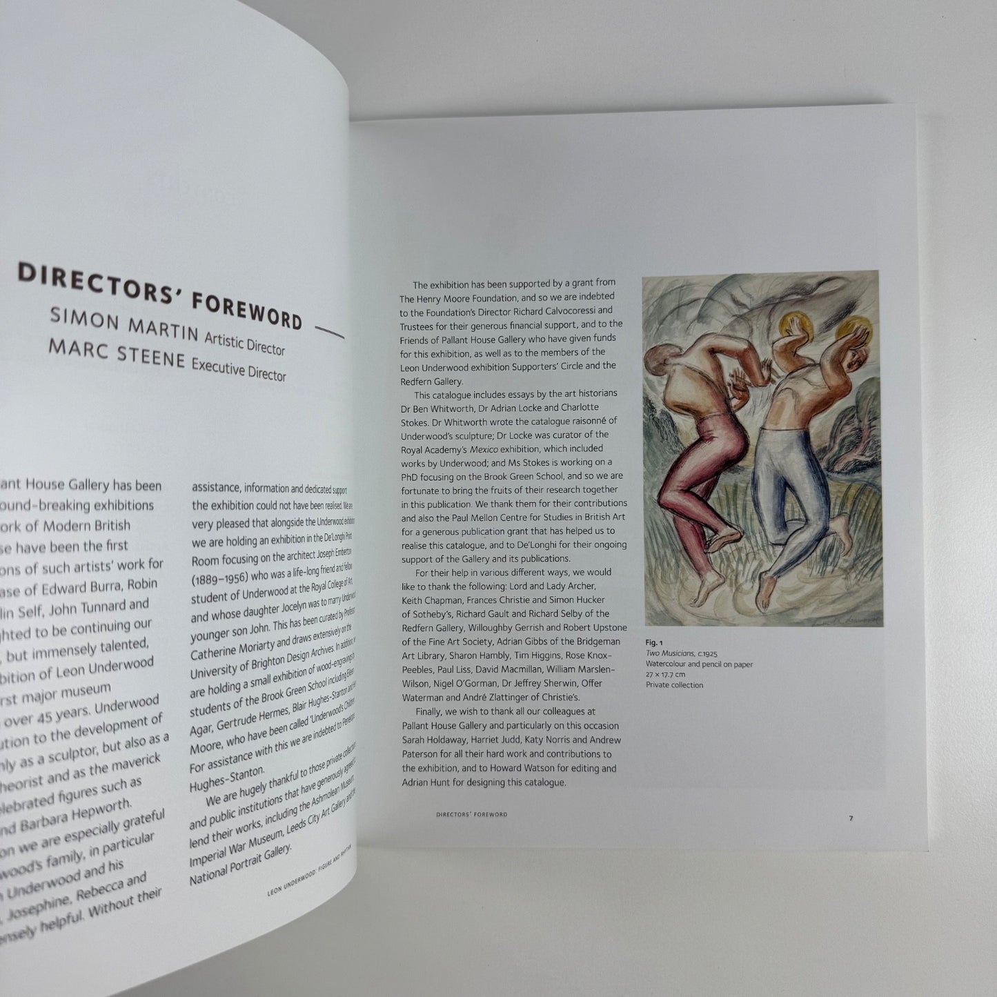 Leon Underwood. Figure and Rhythm edited by Simon Martin | Pallant House, 2015
