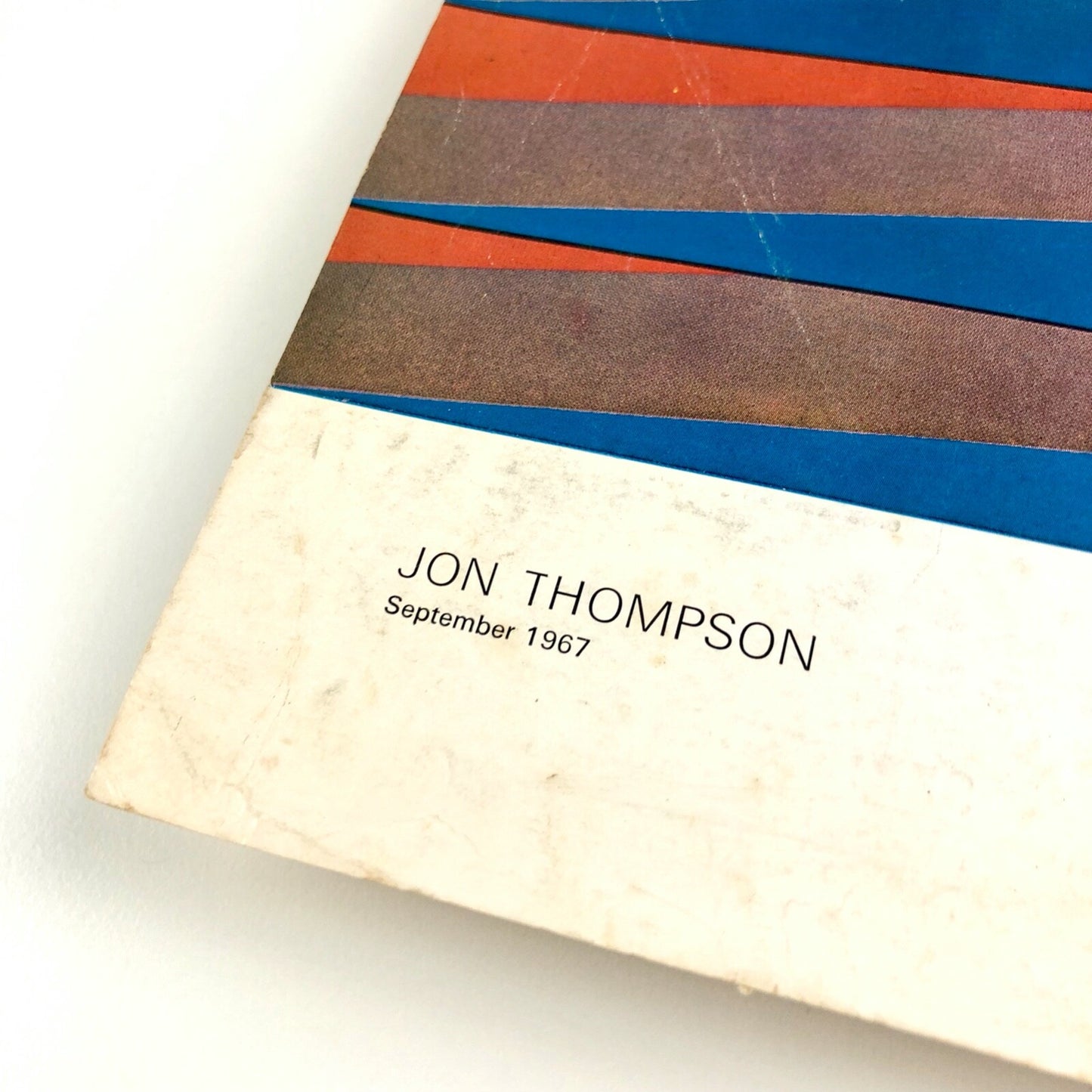 Jon Thompson – Recent Paintings | Rowan Gallery, London, 1967 | Promotional card