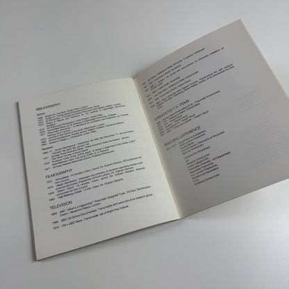 Nothing. A paradigm for 1984. An exhibition by Graham Stevens | Seven Dials Gallery 1984