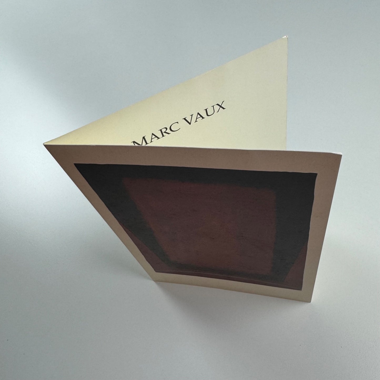 Promotional card Marc Vaux Works on paper from the 1960s Redfern Gallery 1993