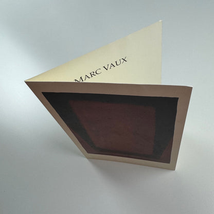 Promotional card Marc Vaux Works on paper from the 1960s Redfern Gallery 1993
