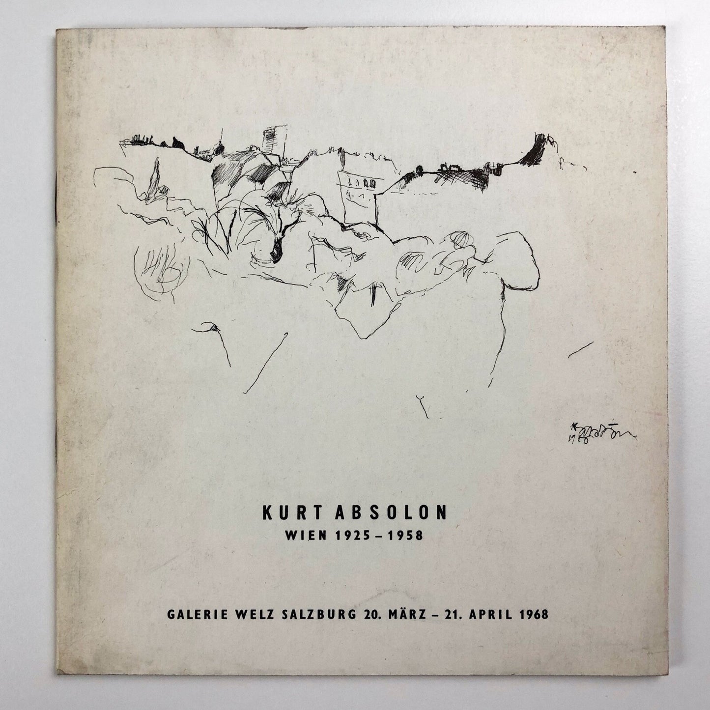 Kurt Absolon Wien 1925-1958 | Galerie Welz Salsburg exhibition catalogue, 1968