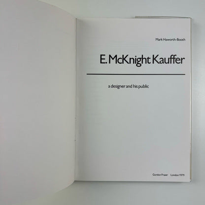 E. McKnight Kauffer: a designer and his public Mark Haworth-Booth | Gordon Fraser Gallery, 1979